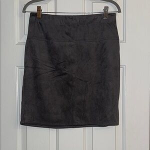 Sophie Max Dark Gray Pencil Skirt